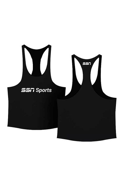 SSN Sports Style Nutrition Fitment Sleeveless Oversize Tank Top Athlete