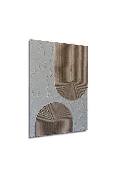 Teona Ahşap Dekoratif Ahşap Tablo Dijital Baskı Kabartma Görünümlü Alçı Sanatı Duvar Dekor