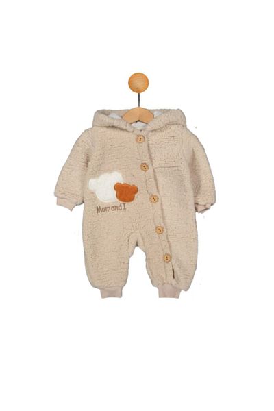 The Cloudish Shop Plush Astroboy Jumpsuit - Baby Embroidered