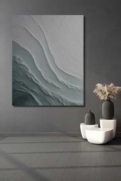 Teona Ahşap Dekoratif Ahşap Tablo Soyut Kabartma Görünümlü Alçı Sanatı Dijital Baskı Duvar Dekoru