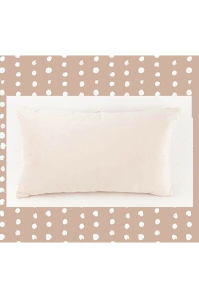 Belomia Home Collection Μπεζ Χρώμα Λινό Κάλυμμα Μαξιλαριού Ριχτάρι Κεντημένο ...