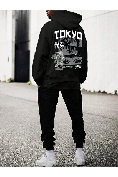 MODAVİBE Ανδρική φόρμα με κουκούλα - Modavibe