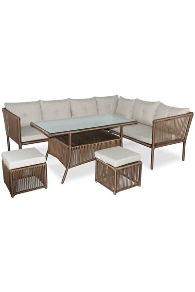 VAVRATTAN Shangai Xl Rattan Bahçe Balkon Köşe Takımı-küf