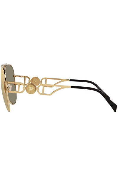 Versace Woman Pilot Sunglasses- Ve 2255 - Lense Size:63mm - Gold