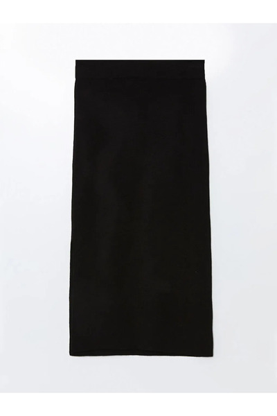 LC Waikiki Γυναικεία πλεκτή φούστα Lcwk με ελαστική μέση