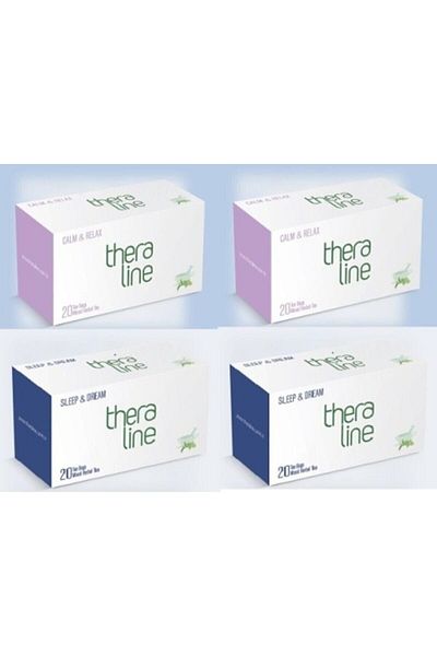 Theraline 4 صناديق من الهدوء الشامل - النوم والحلم والهدوء والاسترخاء