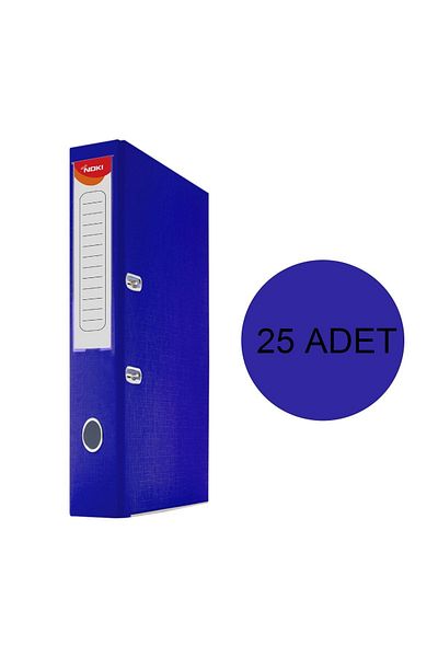 Noki Blue Narrow Plastic Folder - Box of 25 (56412-130)