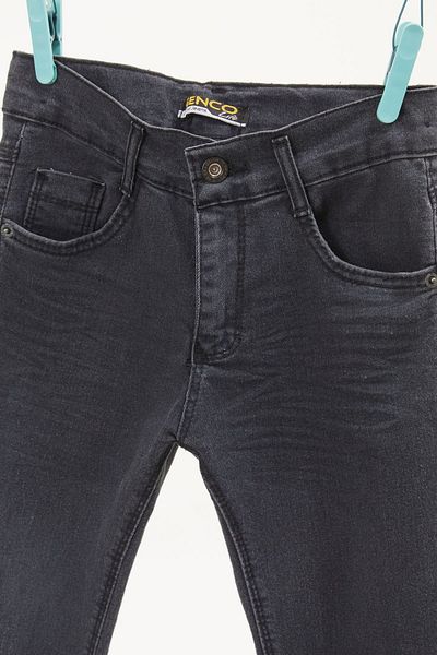 Cansın Mini Dark Gray Skinny Leg Basic Boy's Jean Trousers 17755