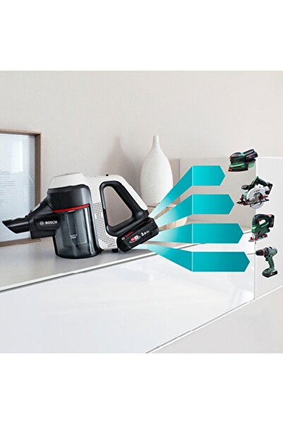 Bosch Cordless Stick Vacuum Cleaner, Unlimited 7 White, Made in Germany,BCS712GB 1 Year Warranty