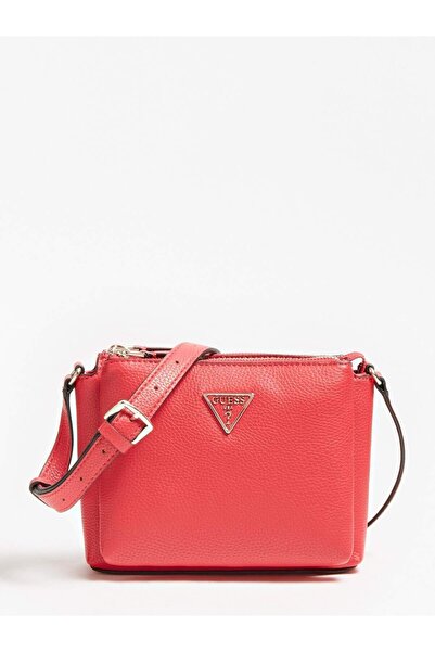 Guess Червена дамска чанта през рамо Becca