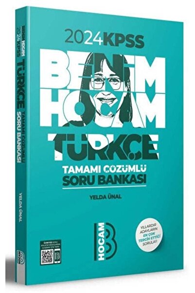 Benim Hocam Yayınları Benim Hocam 2024 KPSS Türkçe Soru Bankası Çözümlü - Yelda Ünal Benim Hocam Yayınları