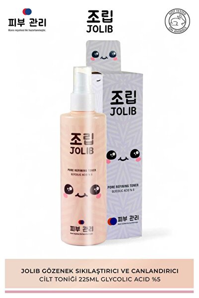 Jolib Gözenek Sıkılaştırıcı Ve Canlandırıcı Cilt Toniği 225ml Glycolıc acıd %5