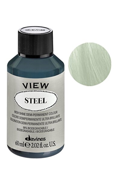 Davines View Yarı Kalıcı Saç Boyası 60 ml - Steel Çelik Rengi 8004608262145 (...