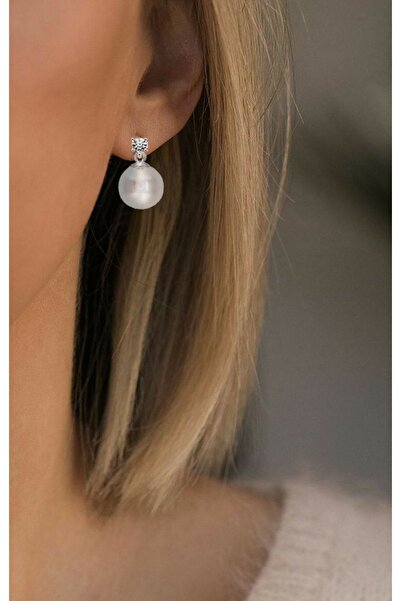 MODERN TAKI İnci Küpe 925 Ayar Gümüş