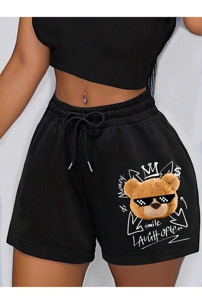 MODAVİBE شورت قصير للجنسين - موديل نسائي