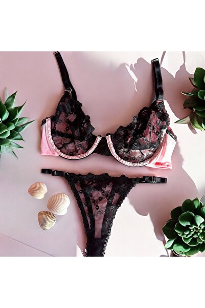 Butik Dantelli Bralet Takım (Sütyen + Tanga)