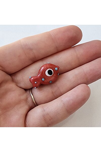 kırıkboncuk خرز سمكة مورانو مصنوع يدويًا