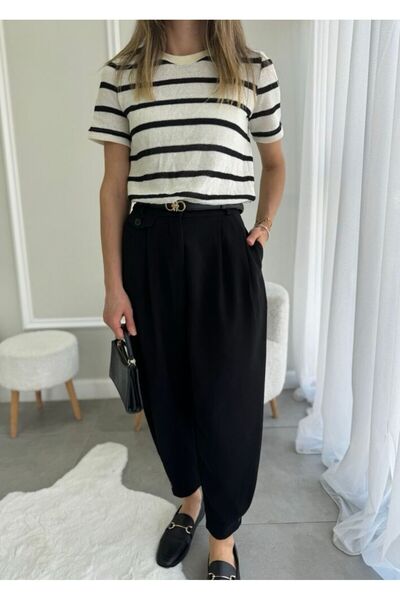 Butik Siyah Şalvar Pantolon