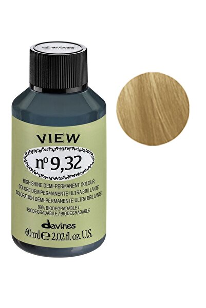 Davines View Yarı Kalıcı Saç Boyası 60 ml - 9,32 Çok Açık Kımral İrize  80046...
