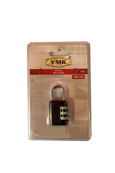 YMK Ymk 1332 - Combination 32mm Padlock