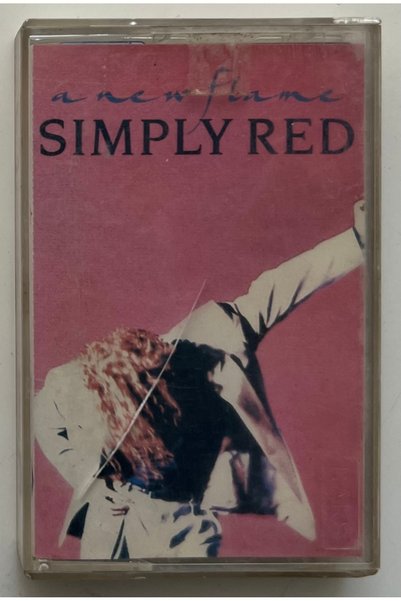 Plakevi İzmir Simpley Red a New Flame Cassette (Original Period Paper Printin...