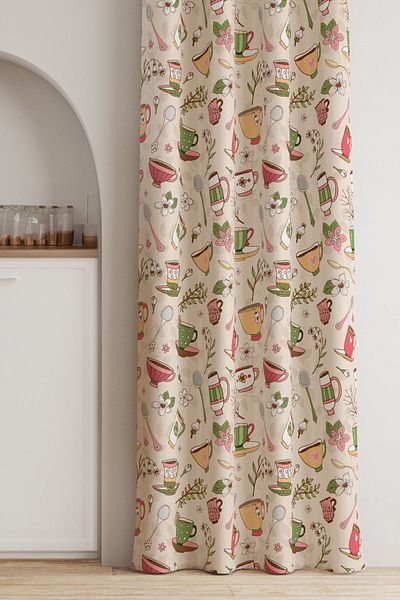 AYSHOME Ays Home Cute Bucătărie Cortina - Acordați atenție dimensiunilor