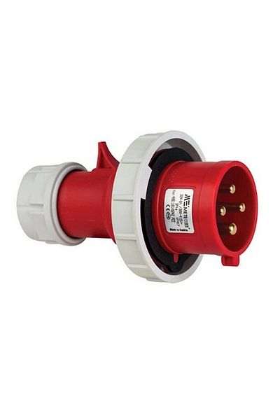 Mete Enerji 406110 v 4x32a IP67 قابس مسطح - وصلة لولبية
