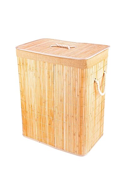 Bambum Rectangular Linen Laundry Basket
