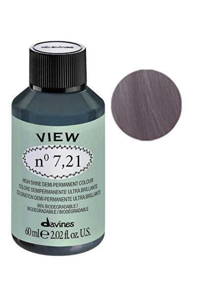 Davines View Yarı Kalıcı Saç Boyası 60 ml - 7,21 Kumral İrize Küllü 800460826...