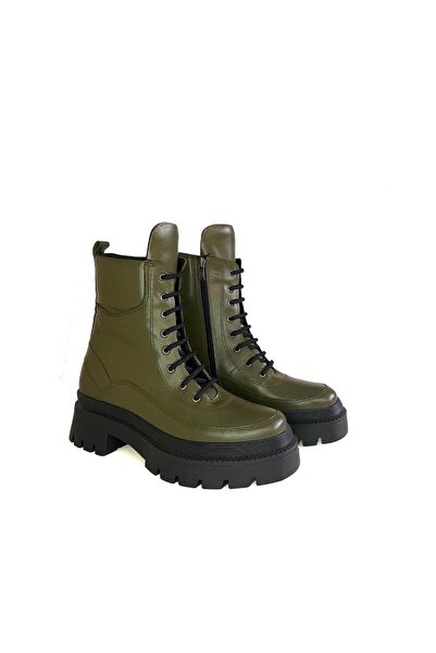 Platin Yeşil Kadın Postal Bot