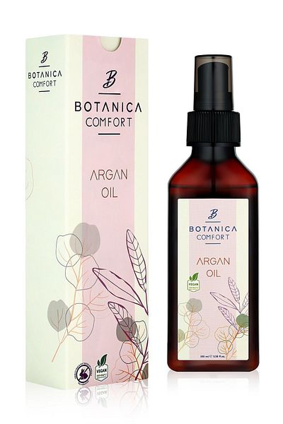 BOTANICA COMFORT زيت أرغان كير 100 مل - خاص للشعر الناعم والمتقصف8682009368019