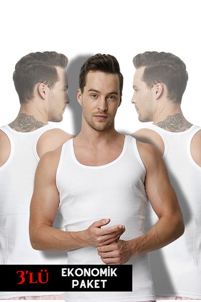 DONEX Ανδρικό αθλητικό εσώρουχο Cotton Rib 3 Pack 2023