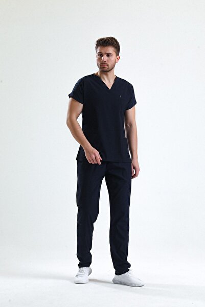 Ehil Uniforma Likralı Doktor/Hemsire Forma ( Unisex kesim )