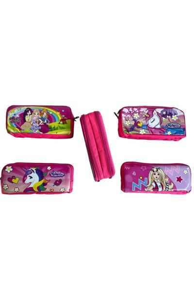 GÜZELYÜZ AVM Kız Model Kalem Kutusu İki Bölmeli Kalemlik 1 Adet