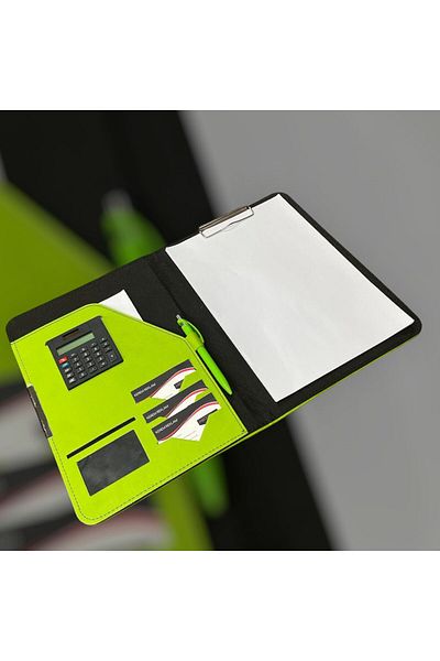 Eren Ofis A4 Thermo Leather Secretarial - with Cover, Calculator and Card Holder Compartment - New Colors