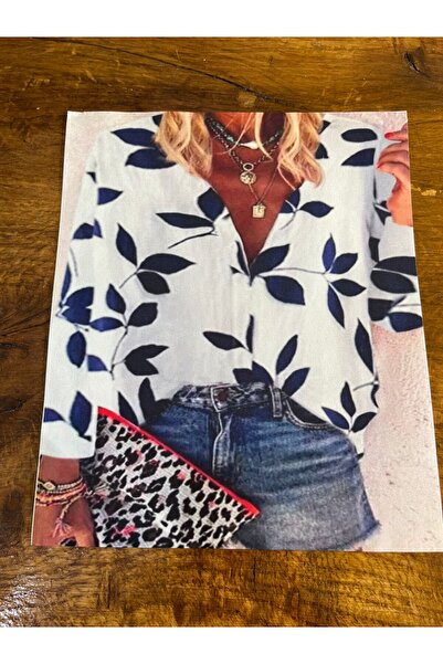 Gönülden Tasarım 2319 CM - Cvetni dezen Košulja za devojčice sa šavovima Aaplike