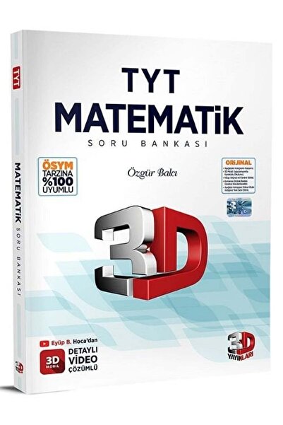 3D Yayınları 3D Yayınları YKS TYT Matematik Soru Bankası Video Çözümlü Çözüm ...