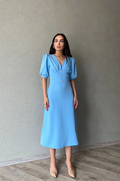 Seda Yalçın Atelier Rochie pentru bebeluși cu perle albastre