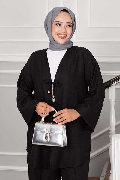 EBRUTESETTÜR Hijab Double Set - Lace Detailed