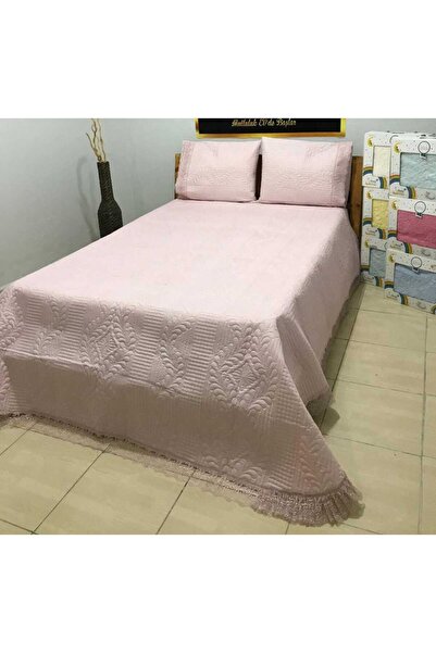 bursa çeyiz Naime Double pique set and Bedspread - Quilted Laced