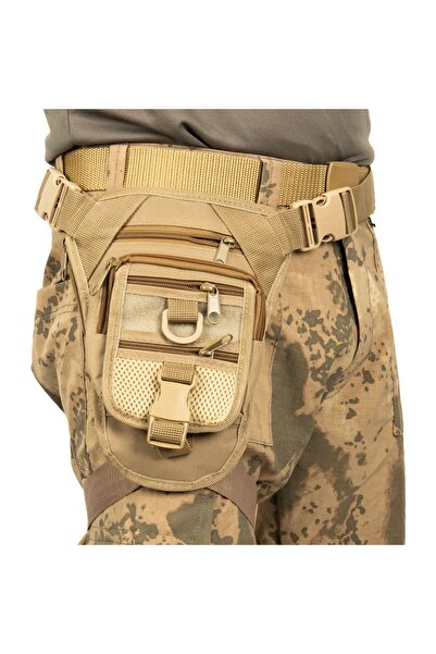 KORDAK Bej Bacak Ve Bel Askılı Silah Taşıma Çantası