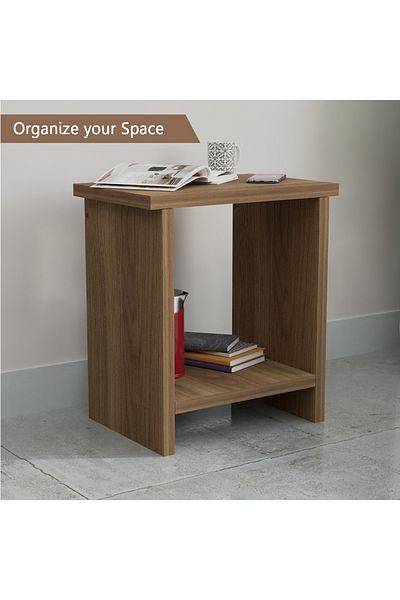 Mahmayi Modern Night Stand Table - Elegant, Sturdy, Versatile, Easy Assembly, Ample Storage