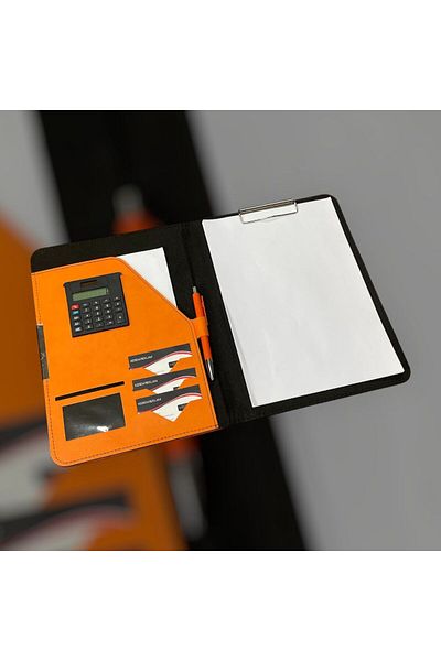 Eren Ofis A4 Thermo Leather Secretarial - with Cover, Calculator and Card Holder Compartment - New Colors