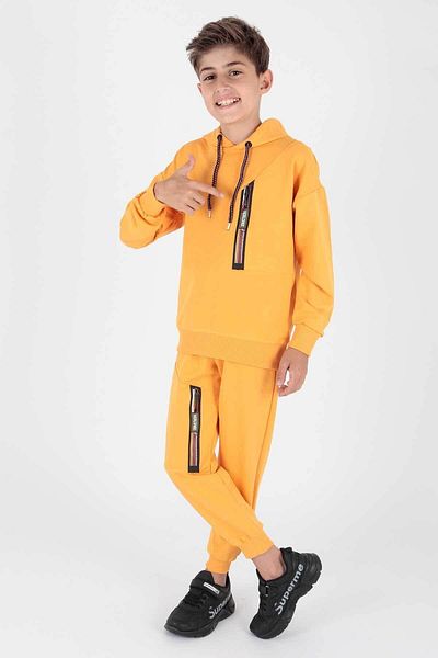 AHENGİM Boy's TrEndy Tracksuit SEt - Front ZippEr Ak15044
