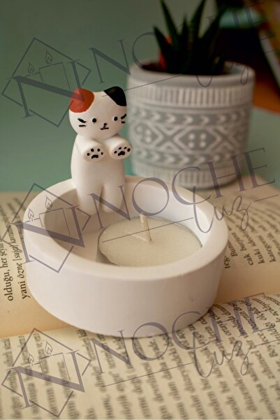 NocheLuz Üşüyen Kedi Tealight
