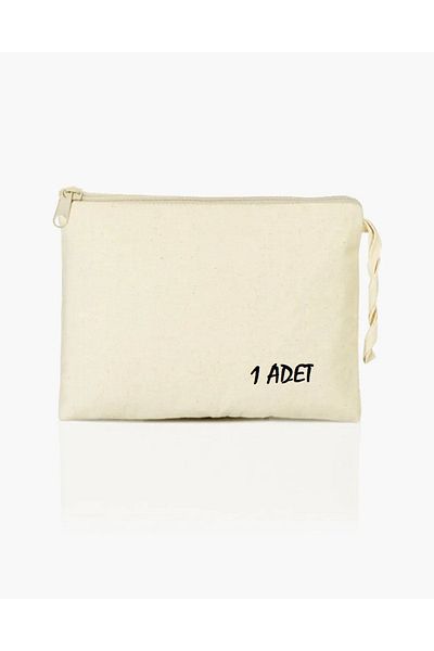 İDİL Τσάντα Ακατέργαστη Λινά Τσάντα Clutch - 1 Τεμάχιο