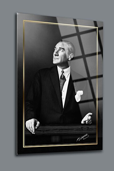 glassartdesign Atatürk Cam Tablo 116