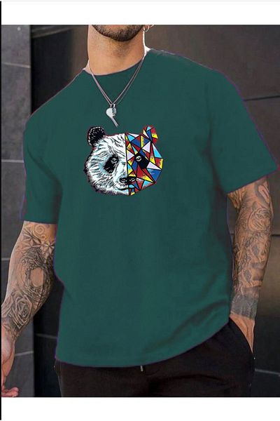 Medinenur Μπλουζάκι Unisex με στάμπα Panda