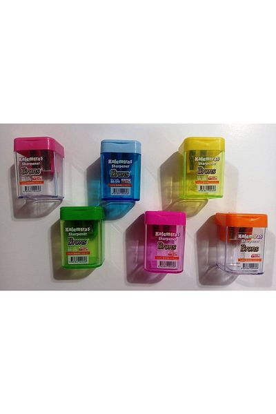 Brons Large Chamber Double Opener Pencil Sharpener 3 Pieces