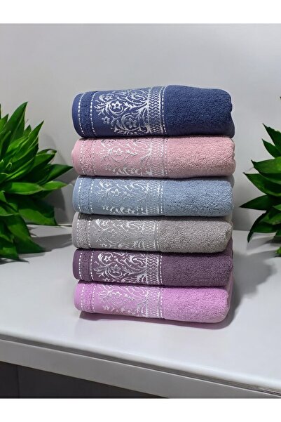 Softplus مجموعة من 6 مناشف للرأس مصنوعة من القطن بنسبة 100% (ناعمة جدًا)